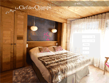Tablet Screenshot of clefdeschamps.com